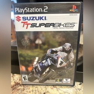 TT Superbikes Sony PlayStation 2 Racing Game-Case & Instructions-Great Condition